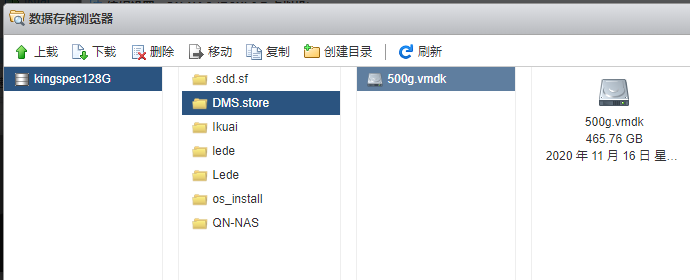 ESXI6.7下直通硬盘给群晖步骤，RDM直通方式！