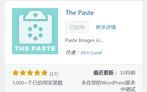 The Paste:在WordPress编辑器里直接复制截图粘贴并图片上传
