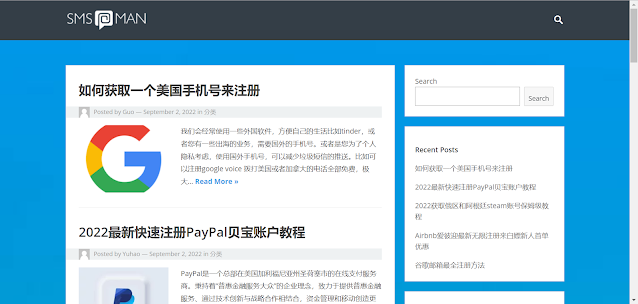 SMS MAN 一款付费的短信接码平台分享