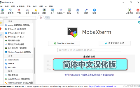 MobaXterm v24.2 全能终端连接工具中文版最新版